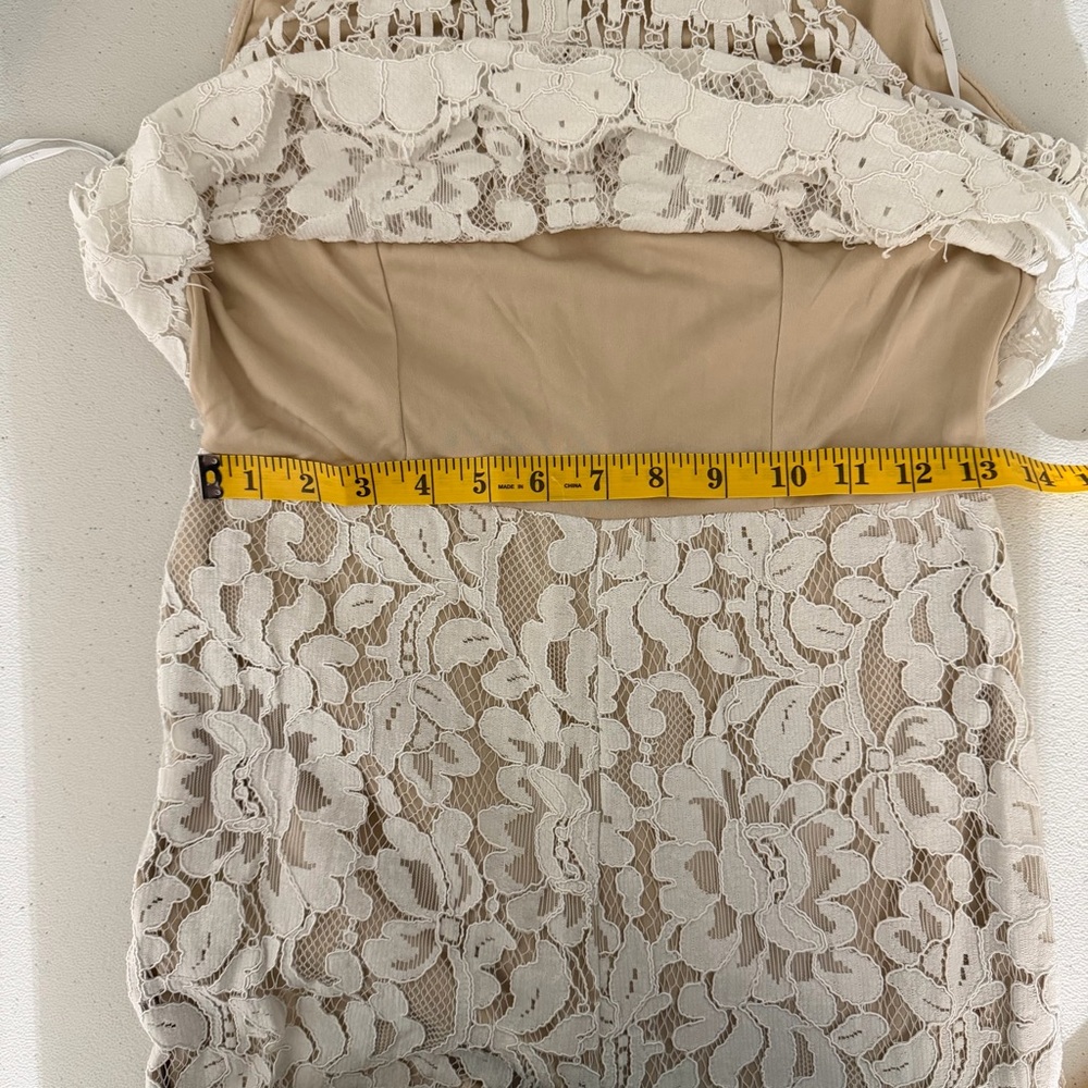 Lulu’s Britney White Lace Halter Jumpsuit - Picture 8 of 10